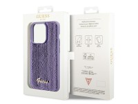 Guess Sequin Script Metal case for iPhone 15 Pro - purple Guess Sequin Script Metal case for iPhone 15 Pro - purple