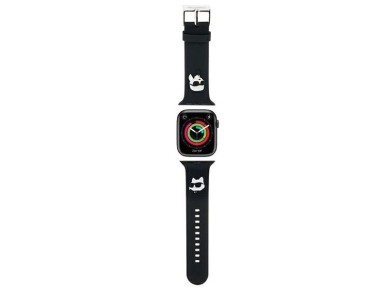 Karl Lagerfeld 3D Rubber Karl&Choupette Heads strap for Apple Watch 38/40/41mm - black Karl Lagerfeld 3D Rubber Karl&Choupette Heads strap for Apple Watch 38/40/41mm - black