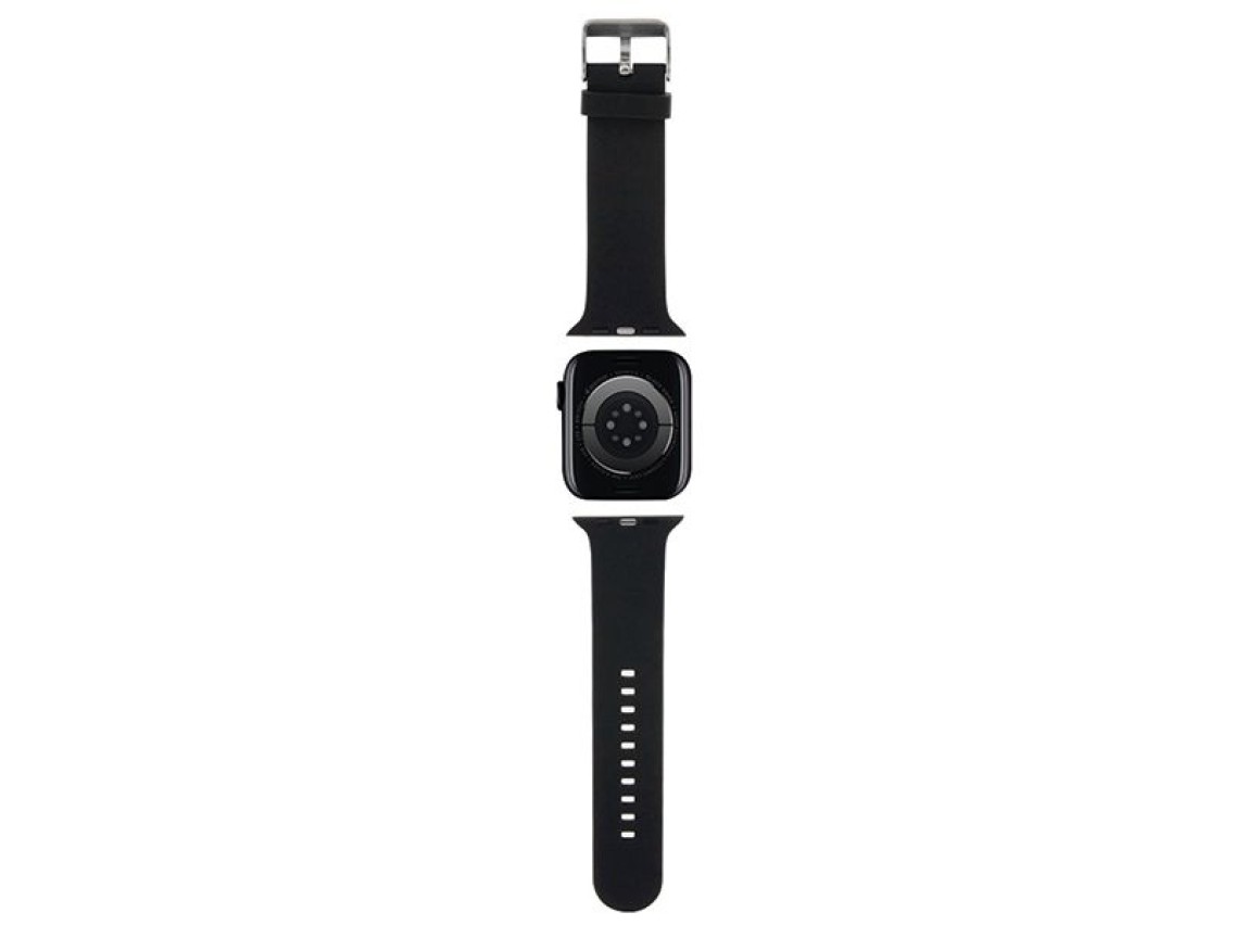 Karl Lagerfeld 3D Rubber Karl&Choupette Heads strap for Apple Watch 38/40/41mm - black