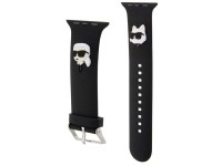 Karl Lagerfeld 3D Rubber Karl&Choupette Heads strap for Apple Watch 38/40/41mm - black Karl Lagerfeld 3D Rubber Karl&Choupette Heads strap for Apple Watch 38/40/41mm - black
