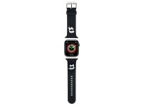 Karl Lagerfeld 3D Rubber Karl&Choupette Heads strap for Apple Watch 42/44/45/49mm - black