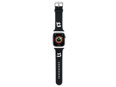 Karl Lagerfeld 3D Rubber Karl&Choupette Heads strap for Apple Watch 42/44/45/49mm - black Karl Lagerfeld 3D Rubber Karl&Choupette Heads strap for Apple Watch 42/44/45/49mm - black