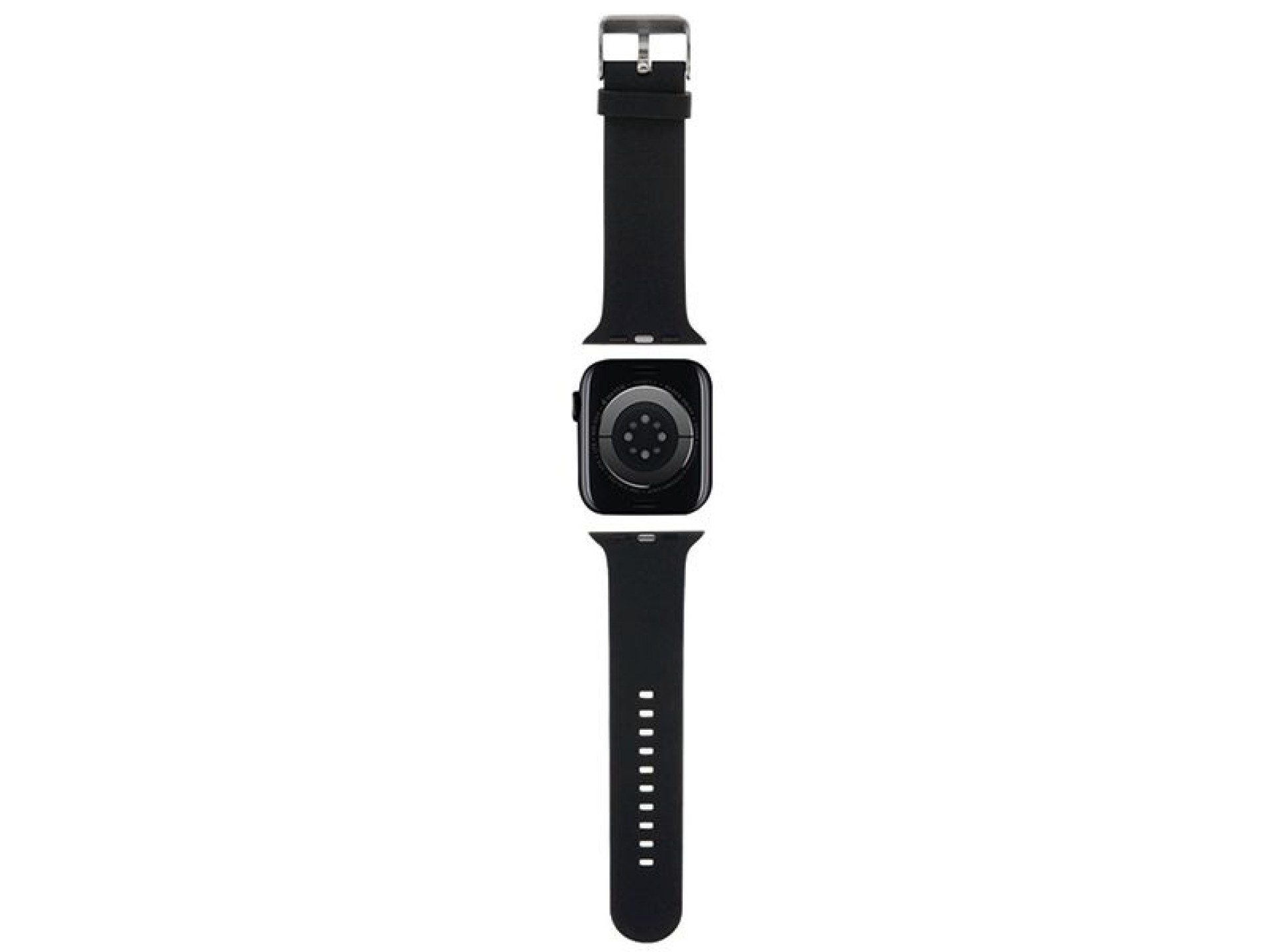 Pulseira Karl Lagerfeld 3D em borracha com as cabeças de Karl e Choupette para Apple Watch 42/44/45/