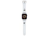 Pulseira Karl Lagerfeld 3D em borracha com as cabeças de Karl e Choupette para Apple Watch 42/44/45/ Pulseira Karl Lagerfeld 3D em borracha com as cabeças de Karl e Choupette para Apple Watch 42/44/45/