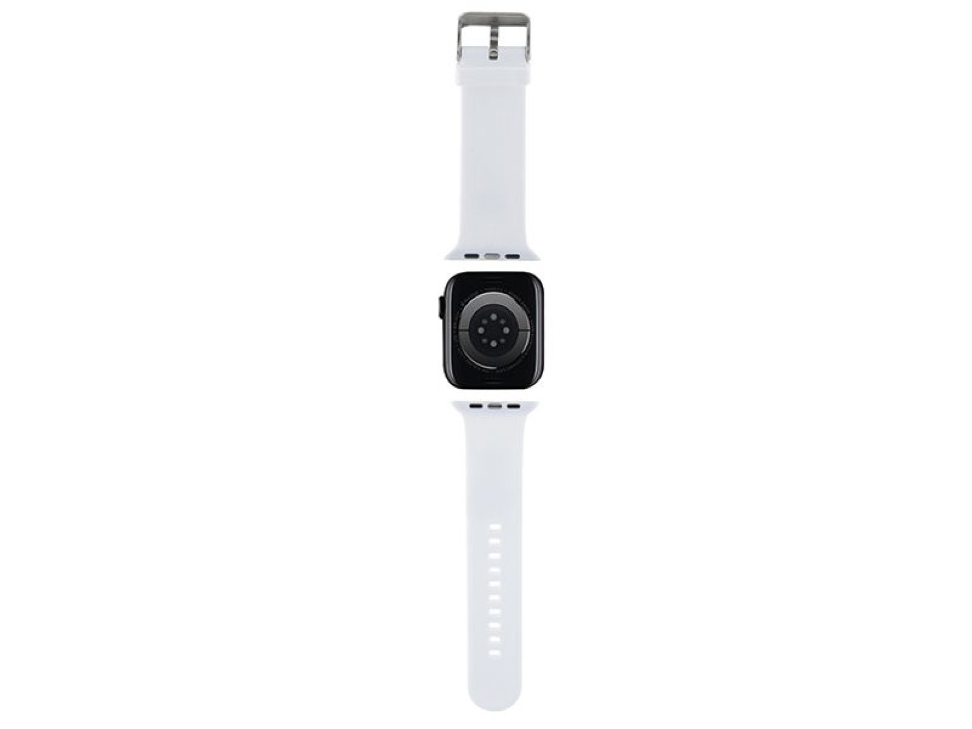 Pulseira Karl Lagerfeld 3D em borracha com as cabeças de Karl e Choupette para Apple Watch 42/44/45/