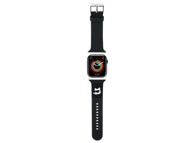 Karl Lagerfeld 3D Rubber Choupette Heads Strap for Apple Watch 38/40/41mm - Black Karl Lagerfeld 3D Rubber Choupette Heads Strap for Apple Watch 38/40/41mm - Black
