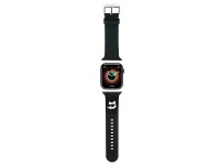 Correa Karl Lagerfeld 3D de goma con cabezas de choupette para Apple Watch de 38/40/41 mm - Negra Correa Karl Lagerfeld 3D de goma con cabezas de choupette para Apple Watch de 38/40/41 mm - Negra