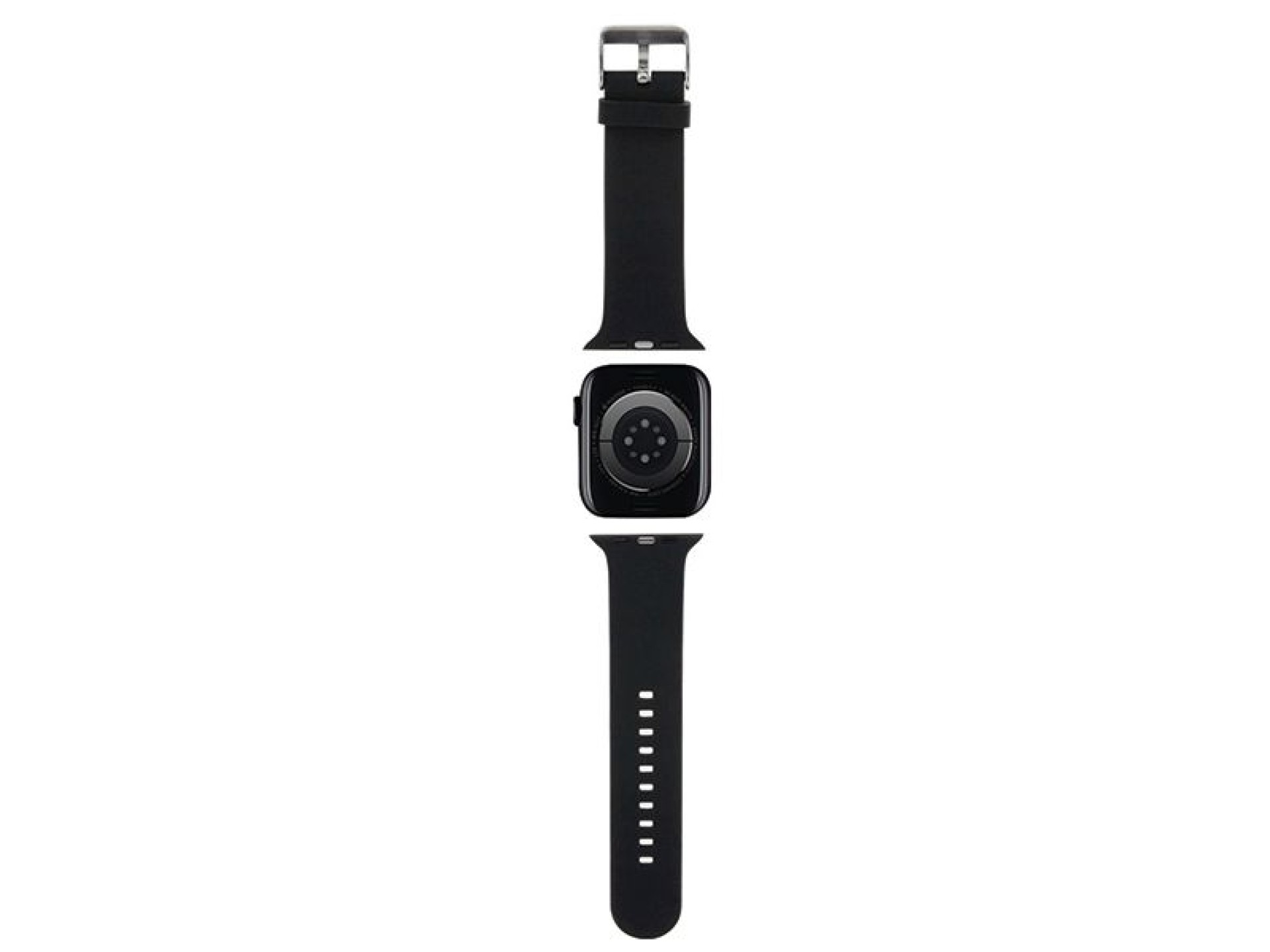 Pulseira de borracha 3D Choupette de Karl Lagerfeld para Apple Watch 42/44/45/49mm - Preta