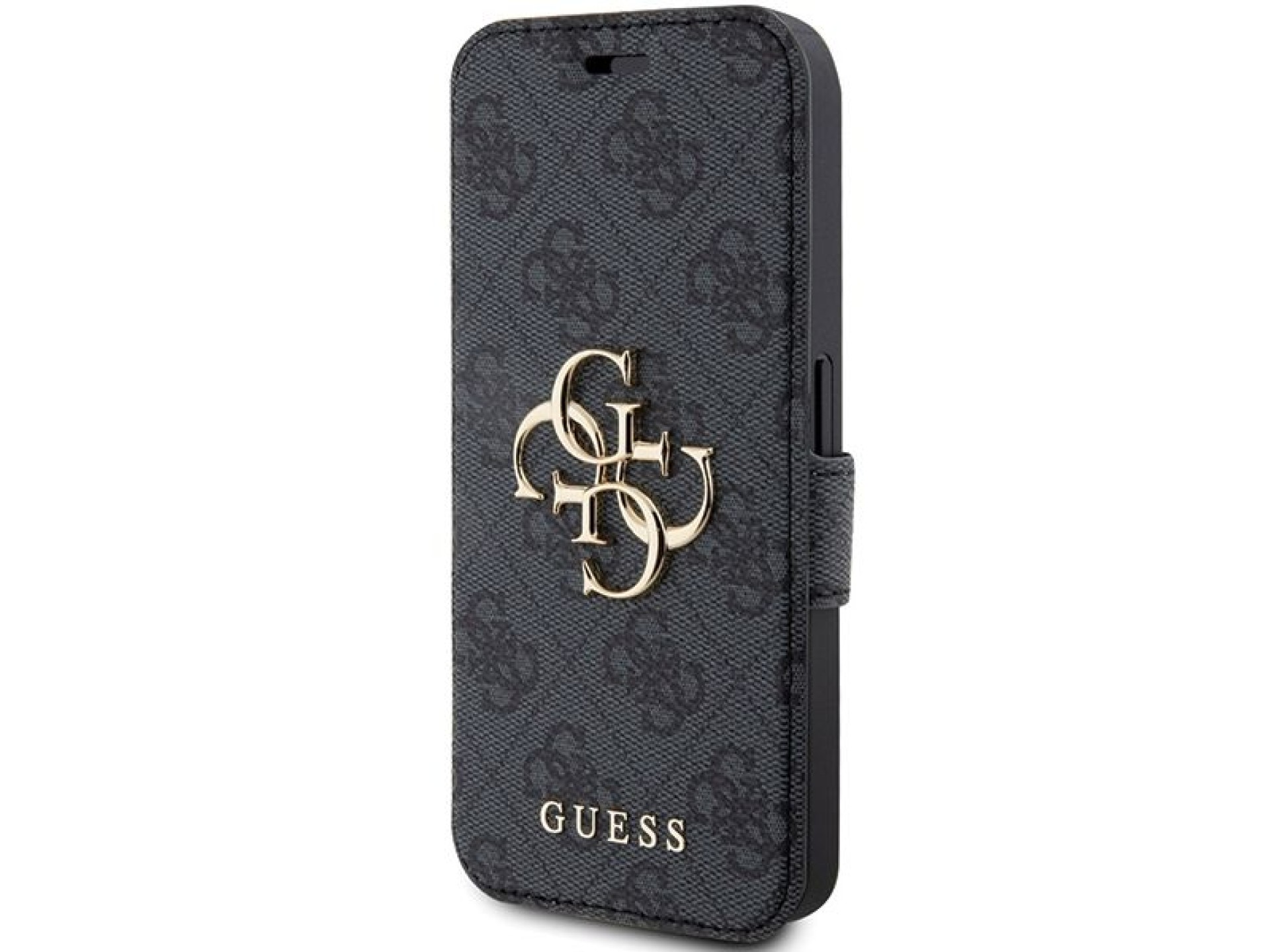 Guess 4G Metal Logo case for iPhone 15 Pro - gray