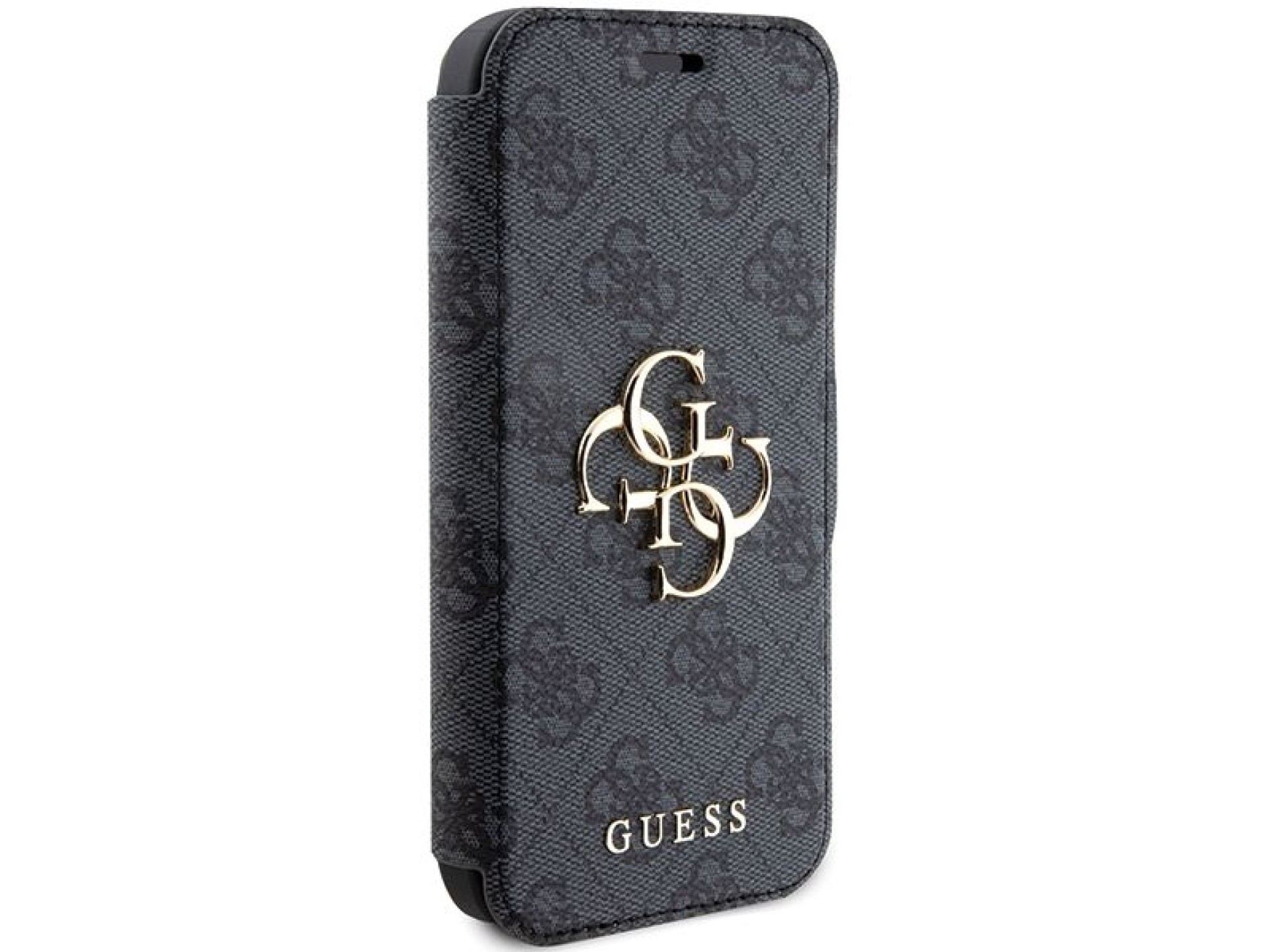 Guess 4G Metal Logo case for iPhone 15 Pro - gray