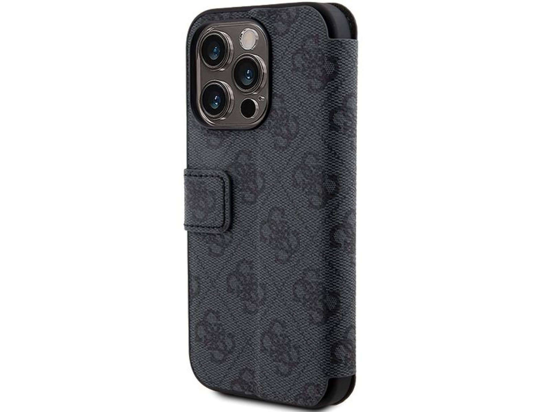 Guess 4G Metal Logo case for iPhone 15 Pro - gray