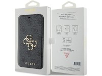 Guess 4G Metal Logo case for iPhone 15 Pro - gray Guess 4G Metal Logo case for iPhone 15 Pro - gray