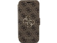 Capa Guess 4G com logo metálico para iPhone 15 Pro - marrom Capa Guess 4G com logo metálico para iPhone 15 Pro - marrom