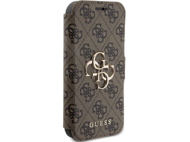 Capa Guess 4G com logo metálico para iPhone 15 Pro - marrom Capa Guess 4G com logo metálico para iPhone 15 Pro - marrom