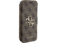 Capa Guess 4G com logo metálico para iPhone 15 Pro - marrom Capa Guess 4G com logo metálico para iPhone 15 Pro - marrom