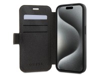 Capa Guess 4G com logo metálico para iPhone 15 Pro - marrom Capa Guess 4G com logo metálico para iPhone 15 Pro - marrom