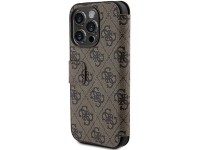 Capa Guess 4G com logo metálico para iPhone 15 Pro - marrom Capa Guess 4G com logo metálico para iPhone 15 Pro - marrom
