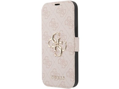 Guess 4G Metal Logo case for iPhone 15 / 14 / 13 - pink Guess 4G Metal Logo case for iPhone 15 / 14 / 13 - pink