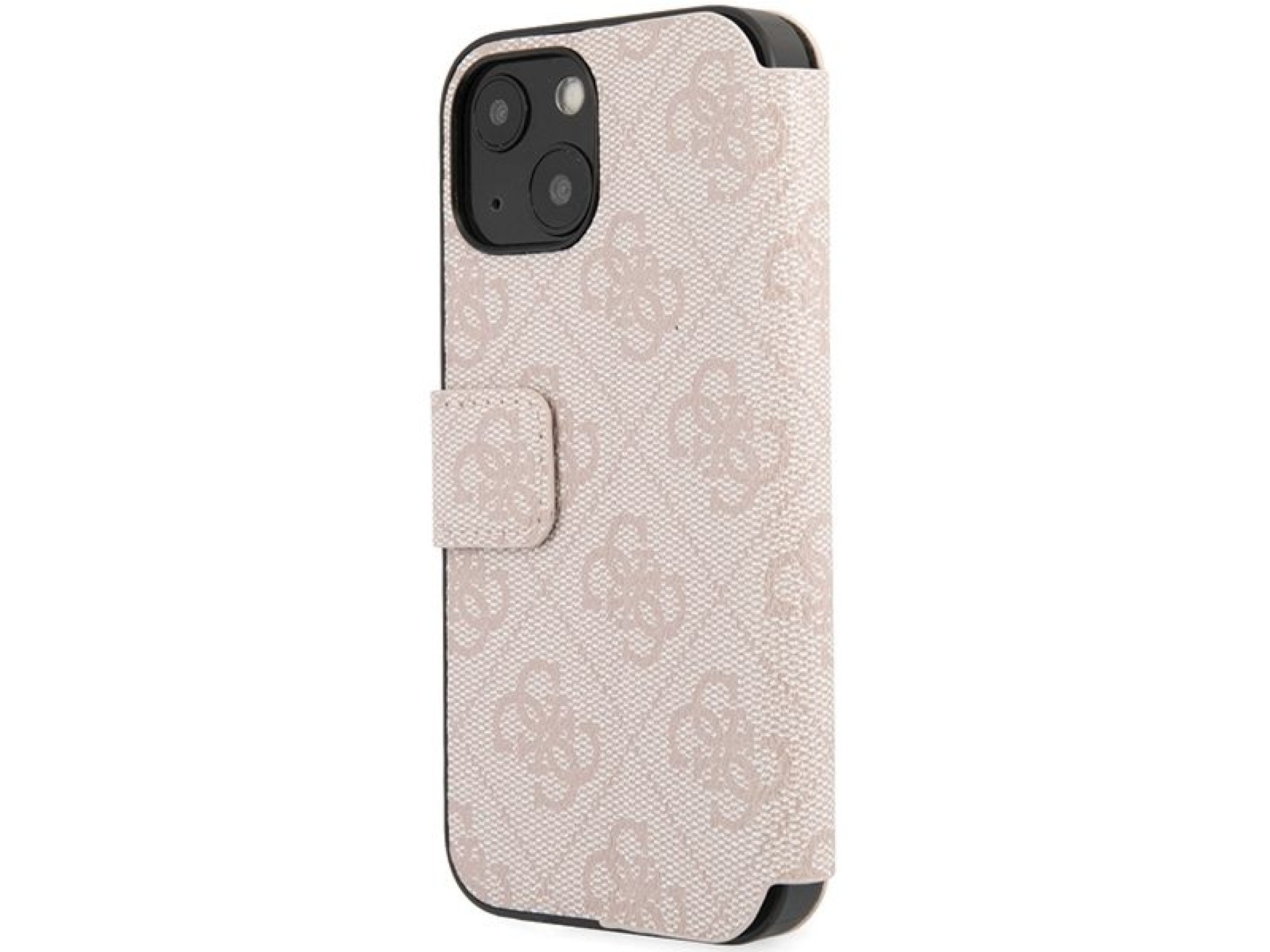 Capa Guess 4G com logo metálico para iPhone 15/14/13 - rosa