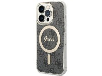 Capa Guess IML 4G MagSafe para iPhone 15 Pro - preta Capa Guess IML 4G MagSafe para iPhone 15 Pro - preta