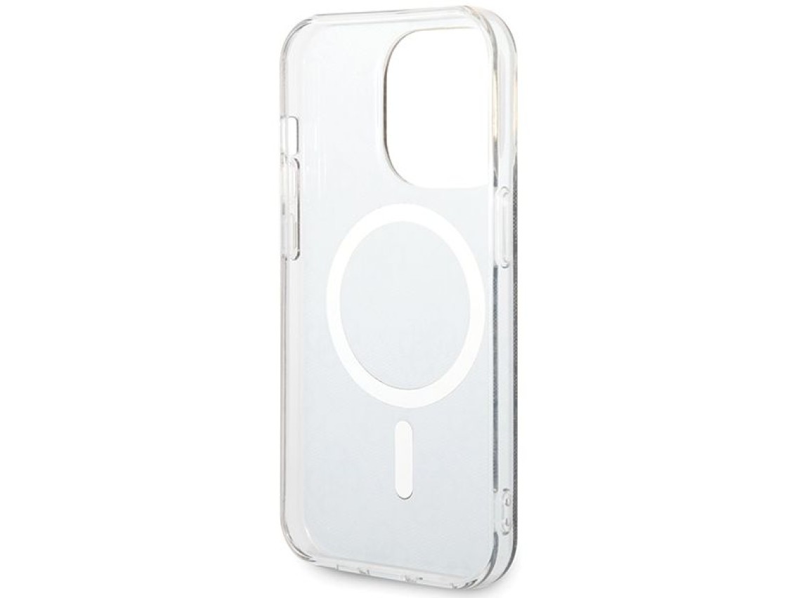 Capa Guess IML 4G MagSafe para iPhone 15 Pro - preta