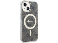 Capa Guess IML 4G MagSafe para iPhone 15 - marrom Capa Guess IML 4G MagSafe para iPhone 15 - marrom