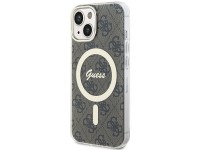 Funda Guess IML 4G MagSafe para iPhone 15 Plus - Marr�n