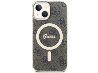 Funda Guess IML 4G MagSafe para iPhone 15 Plus - Marr�n