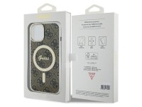 Funda Guess IML 4G MagSafe para iPhone 15 Plus - Marr�n