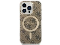 Funda Guess IML 4G MagSafe para iPhone 15 Pro - marrón Funda Guess IML 4G MagSafe para iPhone 15 Pro - marrón