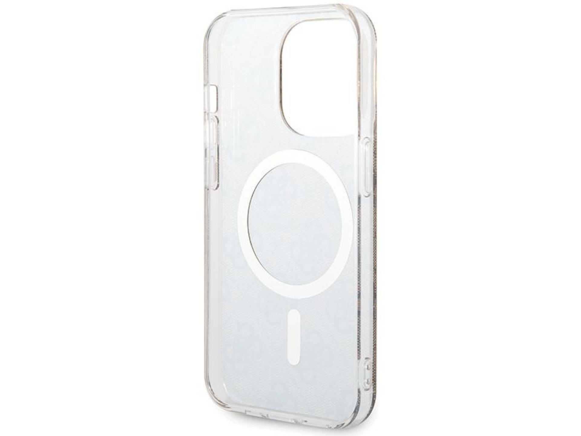 Funda Guess IML 4G MagSafe para iPhone 15 Pro - marrón