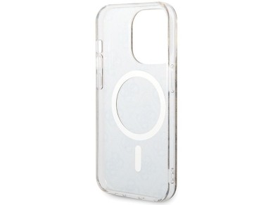 Guess IML 4G MagSafe case for iPhone 15 Pro - brown Guess IML 4G MagSafe case for iPhone 15 Pro - brown