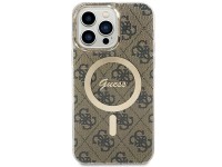 Capa Guess IML 4G MagSafe para iPhone 15 Pro Max - Marrom Capa Guess IML 4G MagSafe para iPhone 15 Pro Max - Marrom