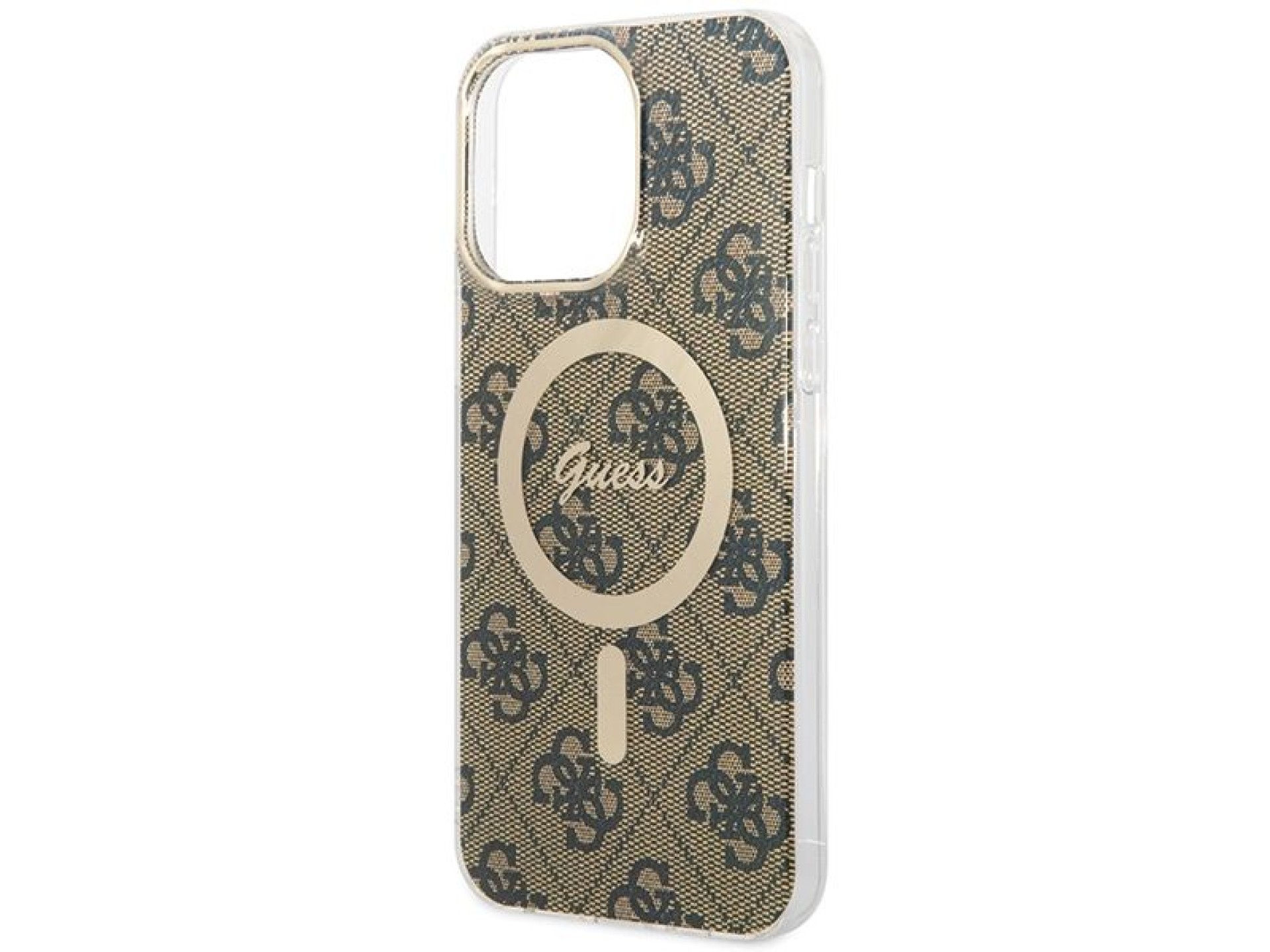 Capa Guess IML 4G MagSafe para iPhone 15 Pro Max - Marrom