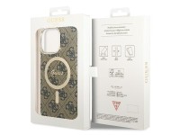 Capa Guess IML 4G MagSafe para iPhone 15 Pro Max - Marrom Capa Guess IML 4G MagSafe para iPhone 15 Pro Max - Marrom