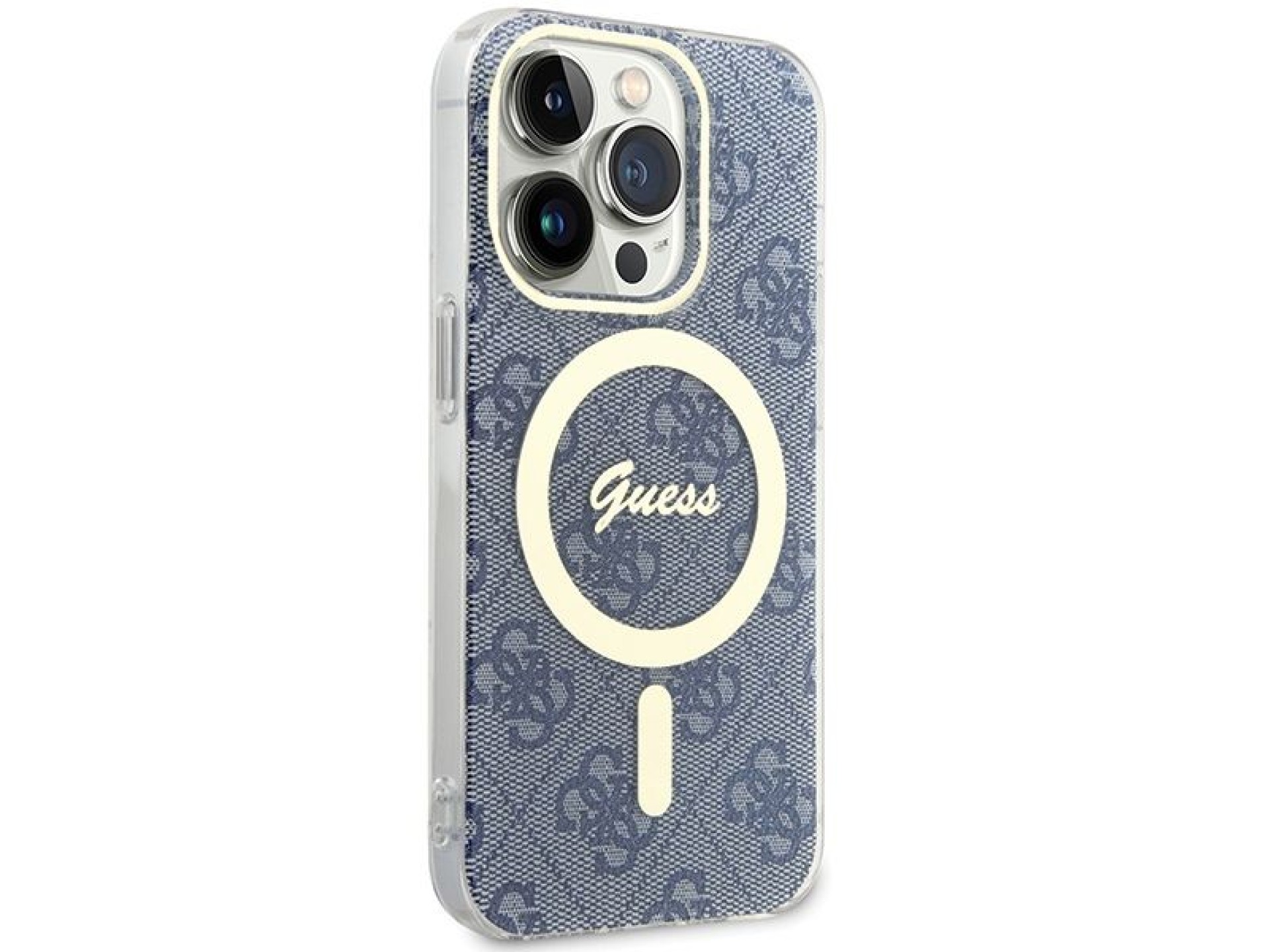 Guess IML 4G MagSafe case for iPhone 15 Pro - blue