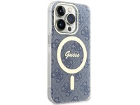 Guess IML 4G MagSafe case for iPhone 15 Pro - blue Guess IML 4G MagSafe case for iPhone 15 Pro - blue