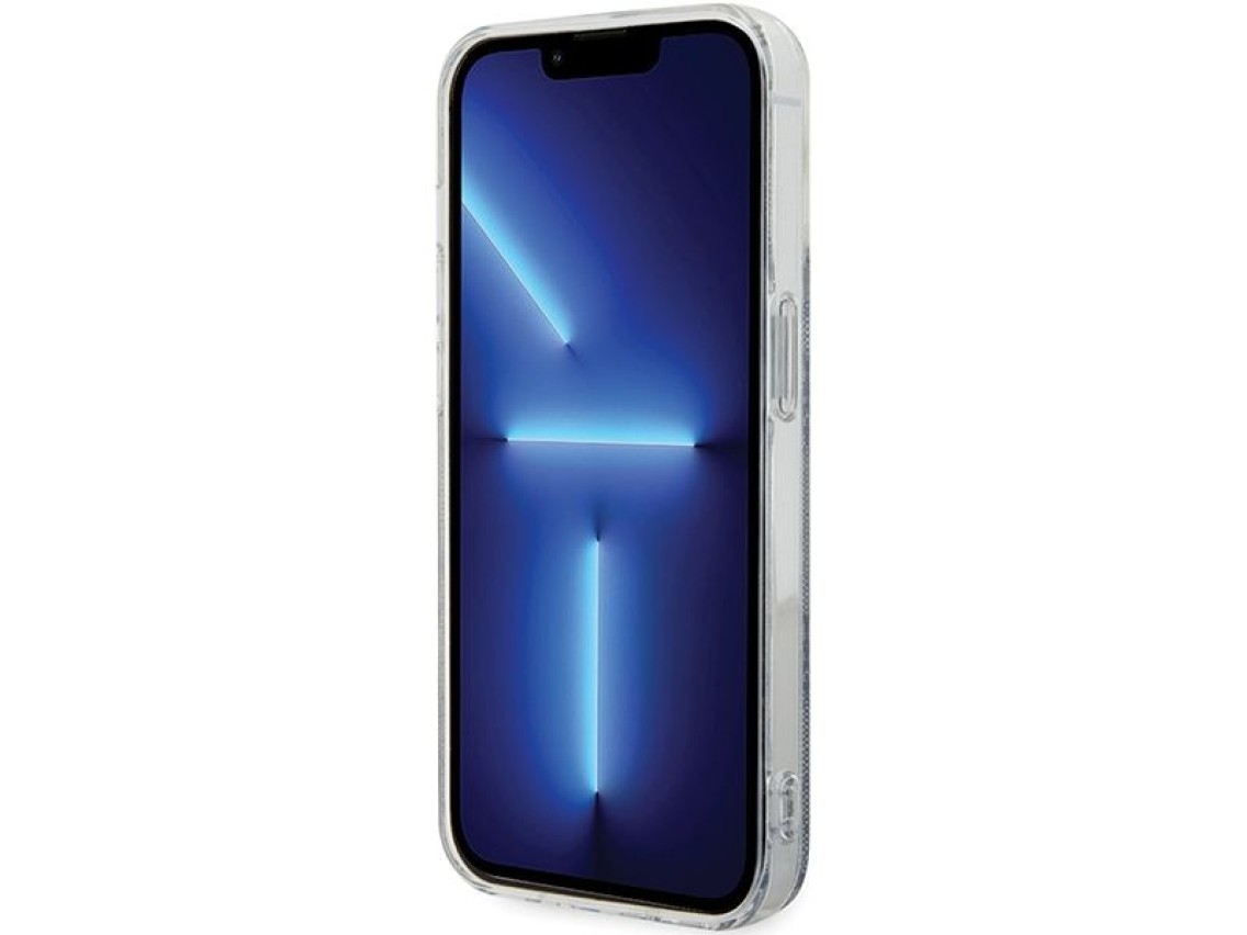 Guess IML 4G MagSafe case for iPhone 15 Pro - blue