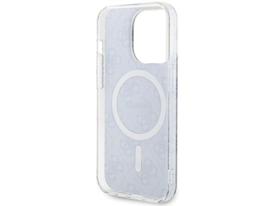 Guess IML 4G MagSafe case for iPhone 15 Pro Max - blue Guess IML 4G MagSafe case for iPhone 15 Pro Max - blue