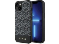 Funda Guess GCube Stripes MagSafe para iPhone 15 / 14 / 13 - negra Funda Guess GCube Stripes MagSafe para iPhone 15 / 14 / 13 - negra