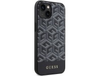 Funda Guess GCube Stripes MagSafe para iPhone 15 / 14 / 13 - negra Funda Guess GCube Stripes MagSafe para iPhone 15 / 14 / 13 - negra