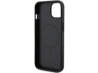 Funda Guess GCube Stripes MagSafe para iPhone 15 / 14 / 13 - negra Funda Guess GCube Stripes MagSafe para iPhone 15 / 14 / 13 - negra