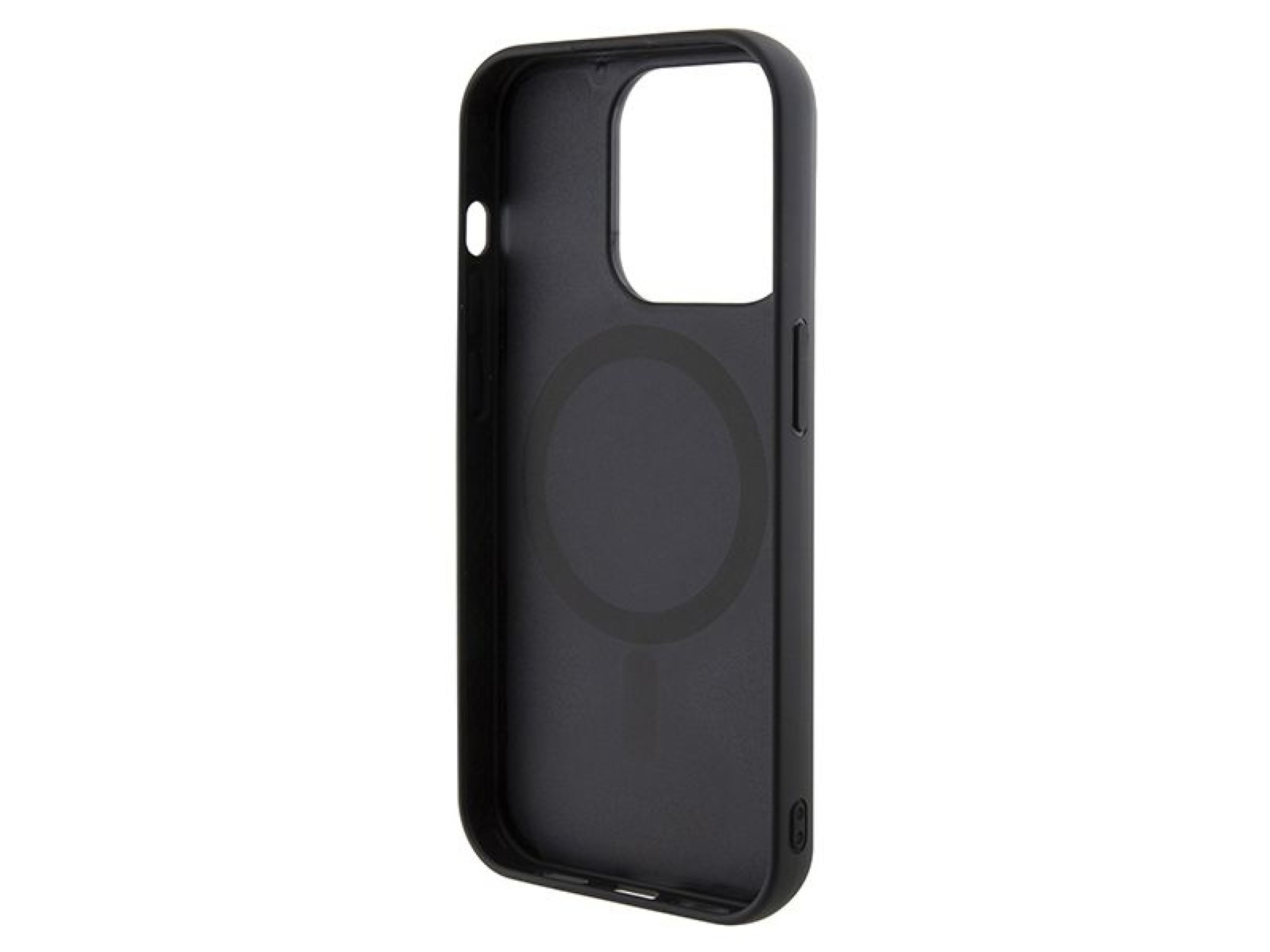 Guess GCube Stripes MagSafe case for iPhone 15 Pro Max - black