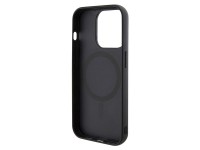Guess GCube Stripes MagSafe case for iPhone 15 Pro Max - black