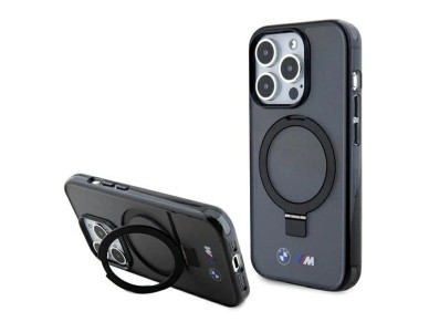 Funda BMW Ring Stand M Collection MagSafe para iPhone 15 Pro - Negra Funda BMW Ring Stand M Collection MagSafe para iPhone 15 Pro - Negra
