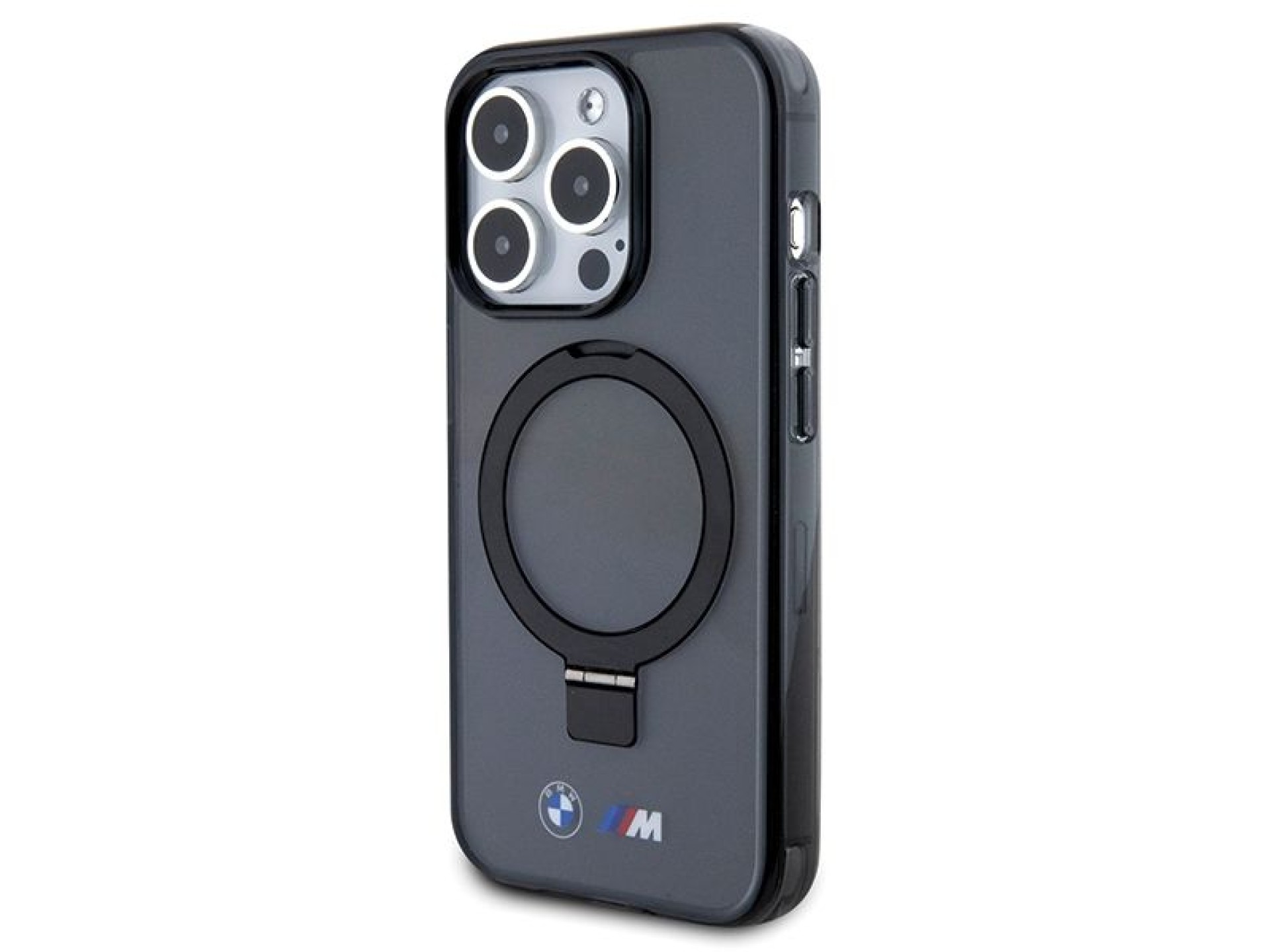 BMW Ring Stand M Collection MagSafe Case for iPhone 15 Pro - Black