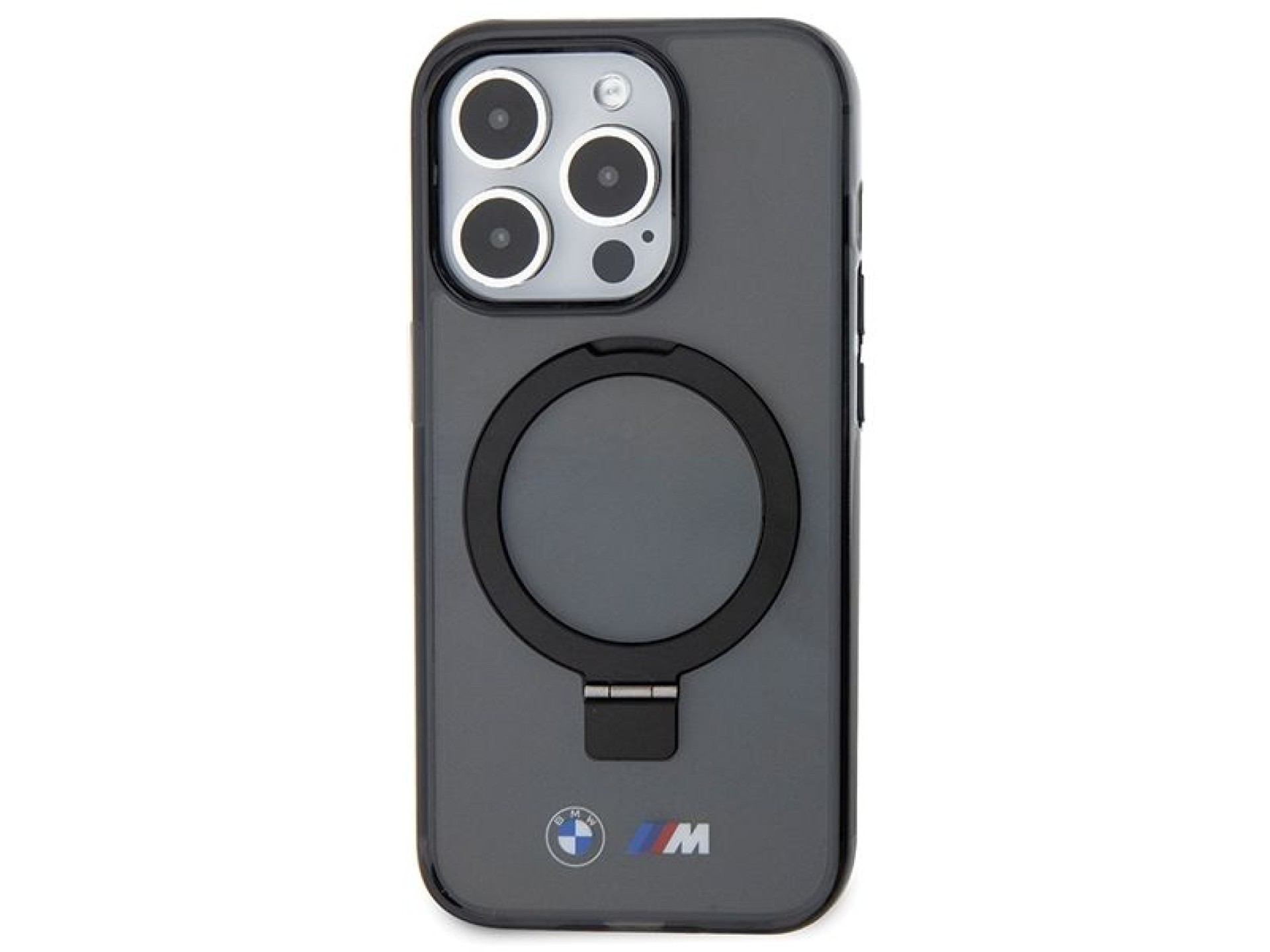 BMW Ring Stand M Collection MagSafe Case for iPhone 15 Pro - Black