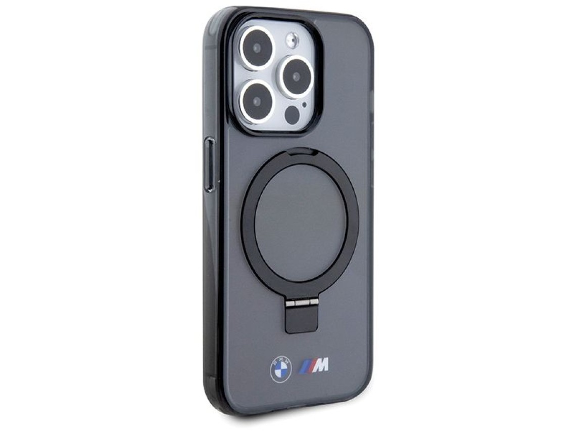 BMW Ring Stand M Collection MagSafe Case for iPhone 15 Pro - Black