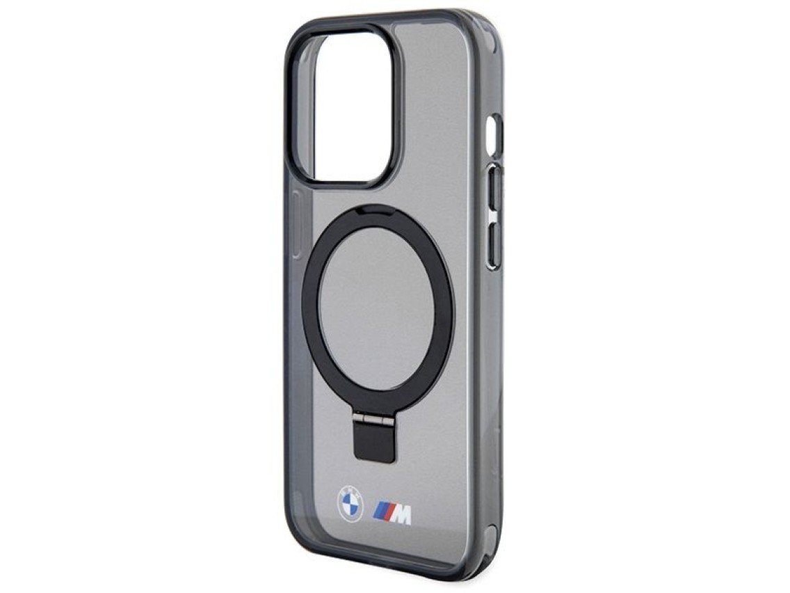 BMW Ring Stand M Collection MagSafe Case for iPhone 15 Pro - Black