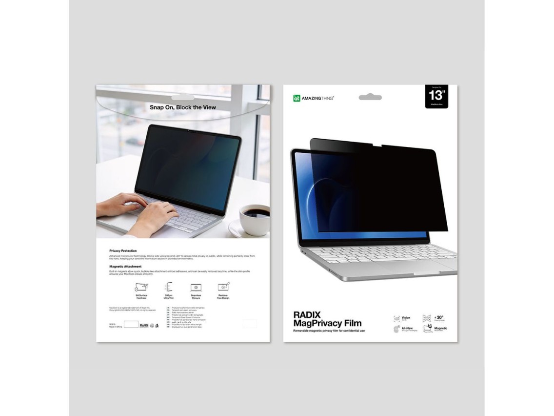 AmazingThing Radix MagPrivacy Film for MacBook Neo 13"